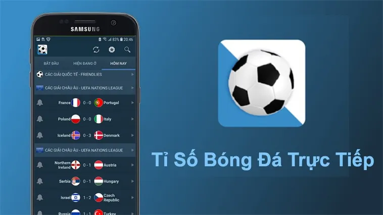 Cập nhật nhanh Tỷ số bóng đá hôm nay, mang đến cho người hâm mộ những diễn biến kịch tính nhất từ các trận cầu đỉnh cao đang diễn ra trên khắp thế giới mỗi ngày.